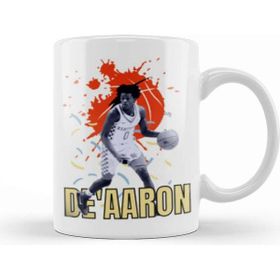 Baskı Dükkanı Deaaron Fox Deaaron Fox Vintage Art Legend Basketball Gift Vintage Retro Style Kupa