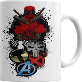 Baskı Dükkanı Deadpool 05 Sihirli Porselen Kupa