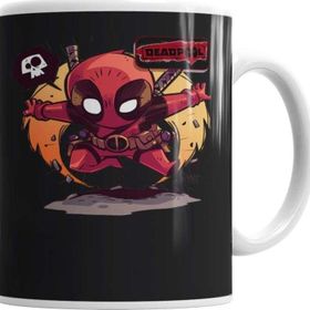 Baskı Dükkanı Deadpool Badass Smartass Greatass Funny Joke Deadpool Parody 04 Kupa