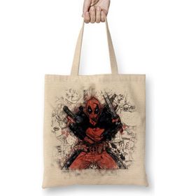 Baskı Dükkanı Deadpool Marvel Franciss 02 Bez Çanta