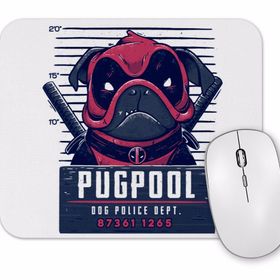 Baskı Dükkanı Deadpool Pugpool Köpek Mouse Pad