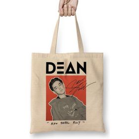 Baskı Dükkanı Dean Raw Rebel Root Bez Kadın Günlük Çanta