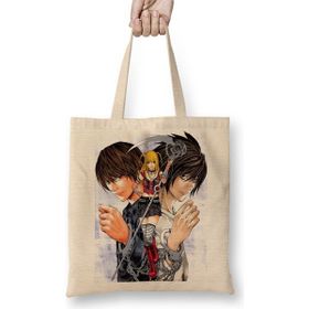 Baskı Dükkanı Death Note Anime L Yagami Light Apple Ryuk Bez Kadın Günlük Çanta