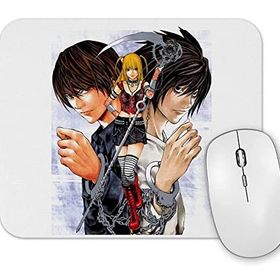 Baskı Dükkanı Death Note Anime L Yagami Light Apple Ryuk Mouse Pad