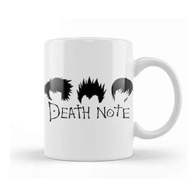 Baskı Dükkanı Death Note Death Head Beyaz Porselen Kupa Bardak