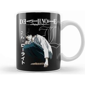 Baskı Dükkanı Death Note L 01 Beyaz Porselen Kupa Bardak