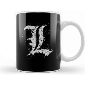 Baskı Dükkanı Death Note L 01 Beyaz Porselen Kupa Bardak