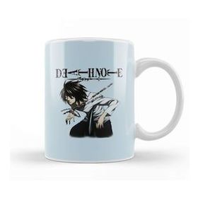 Baskı Dükkanı Death Note L 02 Beyaz Porselen Kupa Bardak
