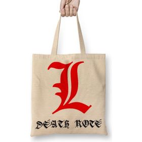 Baskı Dükkanı Death Note L Ryuzaki Bez Çanta