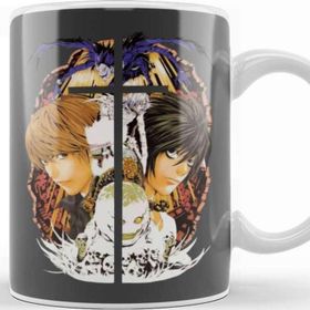 Baskı Dükkanı Death Note Manga Beyaz Porselen Kupa Bardak