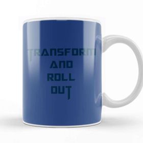 Baskı Dükkanı Decepticons Transform And Roll Out Beyaz Porselen Kupa Bardak