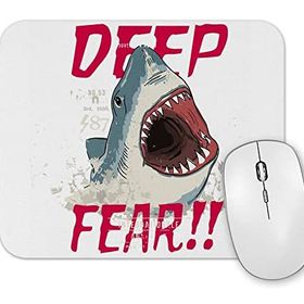 Baskı Dükkanı Deep Fear Mouse Pad