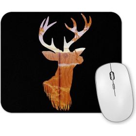 Baskı Dükkanı Deer Silhouette Mouse Pad