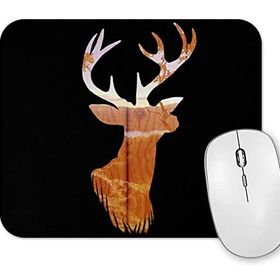 Baskı Dükkanı Deer Silhouette Mouse Pad
