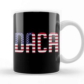 Baskı Dükkanı Defend Daca Dreamers Patriotic Usa Political Beyaz Porselen Kupa Bardak