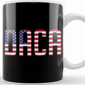 Baskı Dükkanı Defend Daca Dreamers Patriotic Usa Political Beyaz Porselen Kupa Bardak