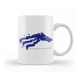 Baskı Dükkanı Defunct Balitmore Stallions Cfl Football 1994 Beyaz Porselen Kupa Bardak