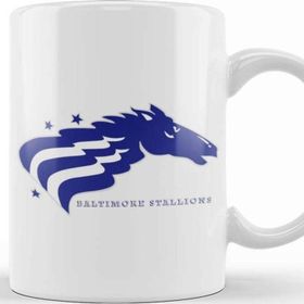 Baskı Dükkanı Defunct Balitmore Stallions Cfl Football 1994 Beyaz Porselen Kupa Bardak