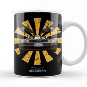Baskı Dükkanı Delorean Retro Japanese Kupa