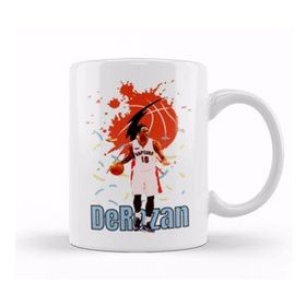 Baskı Dükkanı Demar Derozan Vintage Art Legend Basketball Gif Kupa Bardak