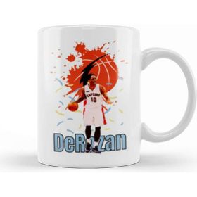 Baskı Dükkanı Demar Derozan Vintage Art Legend Basketball Gif Kupa Bardak