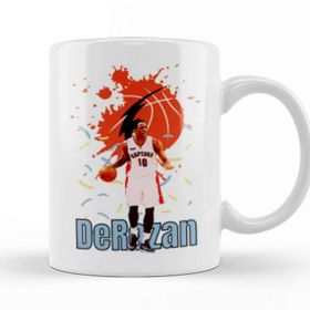 Baskı Dükkanı Demar Derozan Vintage Art Legend Basketball Gif Kupa Bardak