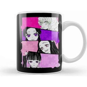 Baskı Dükkanı Demon Slayer Girls Poster Cuute Pink Kupa