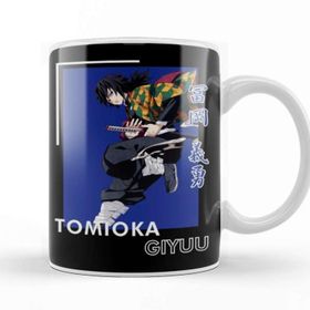 Baskı Dükkanı Demon Slayer Tomioka Giyuu Beyaz 330 ml Porselen Kupa Bardak