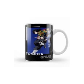 Baskı Dükkanı Demon Slayer Tomioka Giyuu Beyaz 330 ml Porselen Kupa Bardak