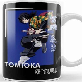Baskı Dükkanı Demon Slayer Tomioka Giyuu Beyaz 330 ml Porselen Kupa Bardak
