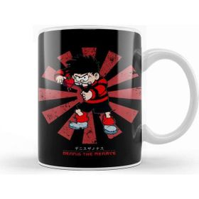 Baskı Dükkanı Dennis the Menace Retro Japanese Kupa