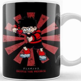 Baskı Dükkanı Dennis the Menace Retro Japanese Kupa