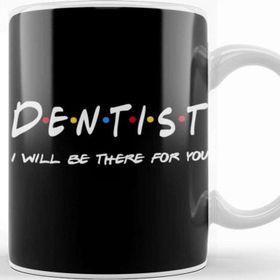 Baskı Dükkanı Dentist Gifts I Be There For You Beyaz Porselen Kupa Bardak