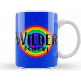 Baskı Dükkanı Deontay Wilder Retro Rainbow Style Kupa