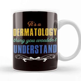 Baskı Dükkanı Dermatology Thing Dermatologist Skin Doctor Skincare Medic Beyaz Porselen Kupa Bardak
