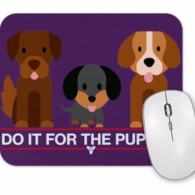 Baskı Dükkanı Destiny Do it For the Puppıes Pug Köğek Mouse Pad