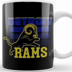 Baskı Dükkanı Detroit Rams Goat Kupa