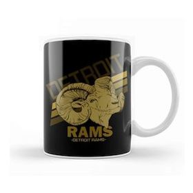 Baskı Dükkanı Detroit Rams Kupa Bardak