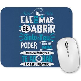 Baskı Dükkanı Deus De Milagres Mouse Pad