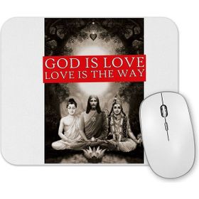 Baskı Dükkanı Deus E Amor Mouse Pad