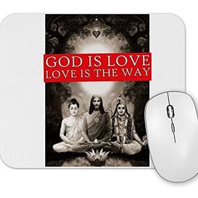 Baskı Dükkanı Deus E Amor Mouse Pad