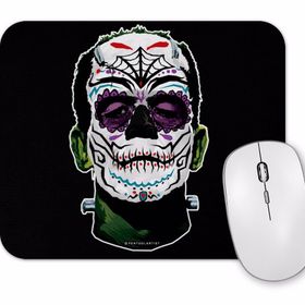 Baskı Dükkanı Dia De Los Muertos Day of the Dead Monster Mouse Pad