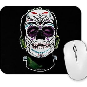 Baskı Dükkanı Dia De Los Muertos Day of the Dead Monster Mouse Pad