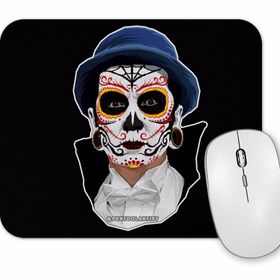 Baskı Dükkanı Dia De Los Muertos Day of the Dead Vampire Mouse Pad