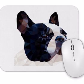 Baskı Dükkanı Diamond Bulldog Köpek Pug Mouse Pad