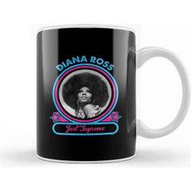 Baskı Dükkanı Diana Ross Just Supreme Beyaz Kupa Bardak