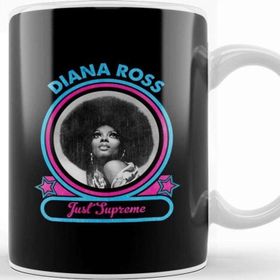 Baskı Dükkanı Diana Ross Just Supreme Beyaz Kupa Bardak