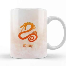Baskı Dükkanı Diana Serpents Sin Of Envy Beyaz Kupa Bardak