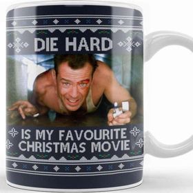 Baskı Dükkanı Die Hard Is My Favourite Christmas Movie Beyaz Kupa Bardak