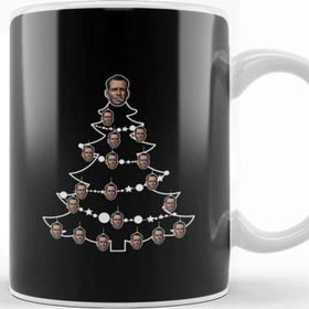 Baskı Dükkanı Die Hard John Mcclane Christmas Tree Baubles Beyaz Porselen Kupa Bardak